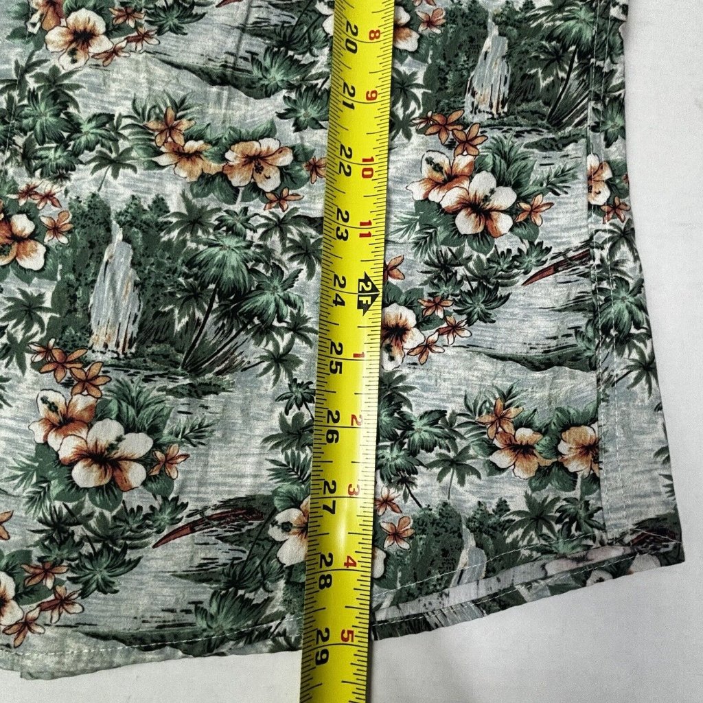 Twisted Tailor Mens Hawaiian Hibiscus All Over Cotton Button Up Shirt Medium Nwt — image 6 of 8